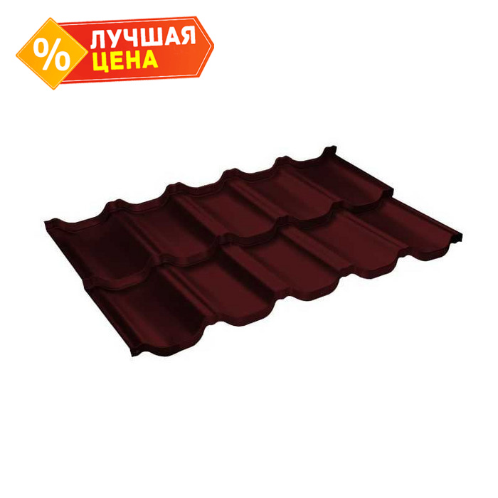 Металлочерепица Grand Line Kvinta Uno (Квинта Уно) 0,45 Полиэстер RAL 5002 Ультрамариново-синий