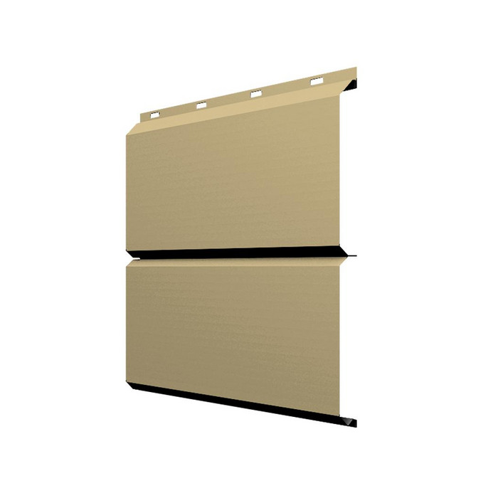 Софит ЭкоБрус без перфорации 0,345 Grand Line 0,45 PE RAL1014 слоновая кость